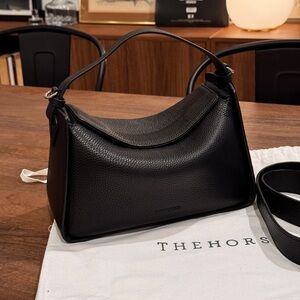 The Horse, Clementine Bag, Black with Silver Hardware